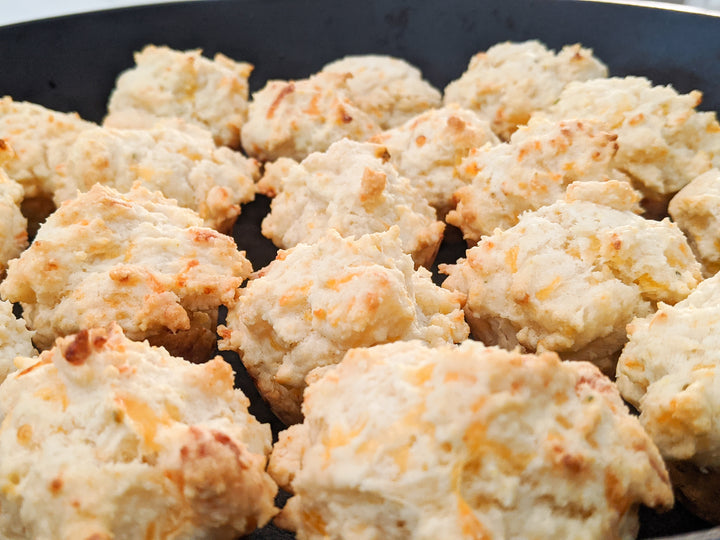 CHEESY GARLIC BUTTER BISCUITS