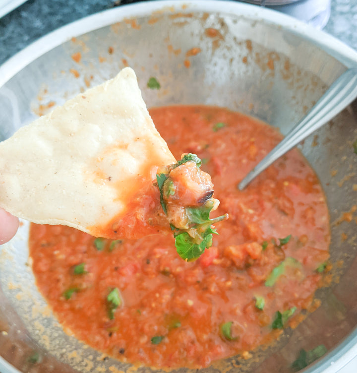 HOT ROD’S ROASTED CREOLE TOMATO SALSA